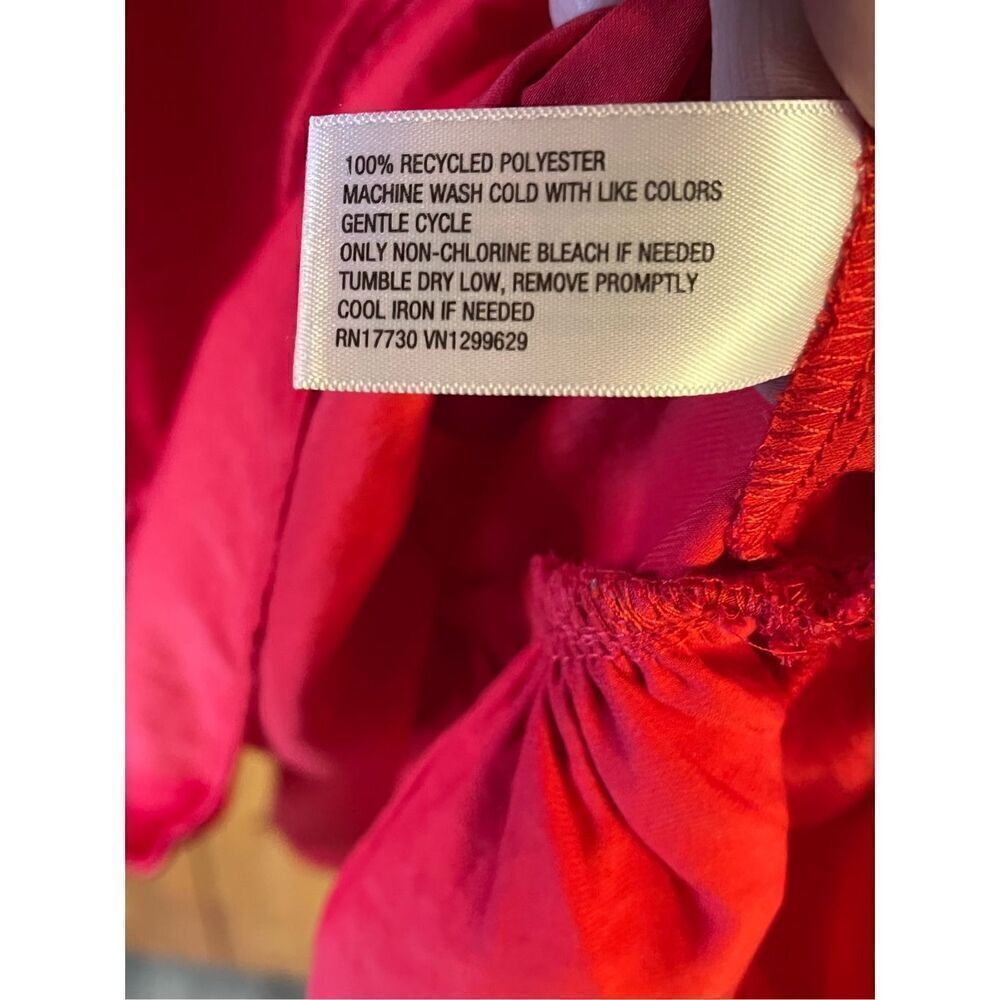 Knox Rose Long Sleeve Solid Red Dress Size Small (3229) - Picture 6 of 9